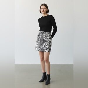 Proenza Schouler Monochrome Abstract Print